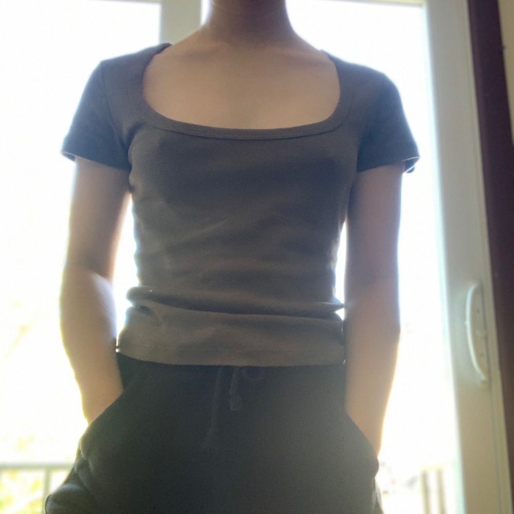 American Apparel Baby Rib Collection Top/S…